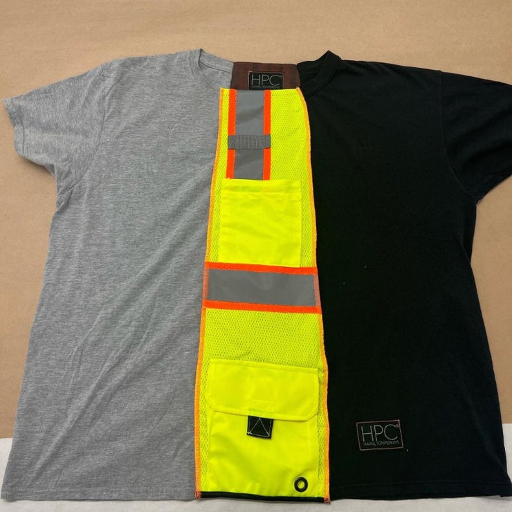 Earth Crew T-Shirt, Upcycled Pockets Reworked Edition