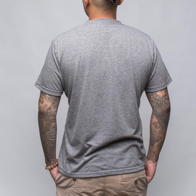 Earth V-Neck T-Shirt, Gray - Hamilton Perkins Collection