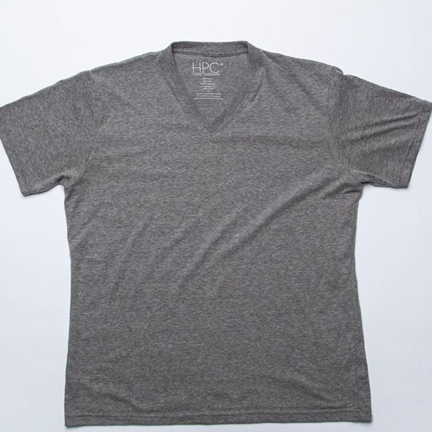 Earth V-Neck T-Shirt, Gray