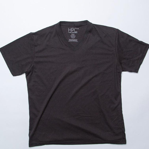 Earth V-Neck T-Shirt, Black