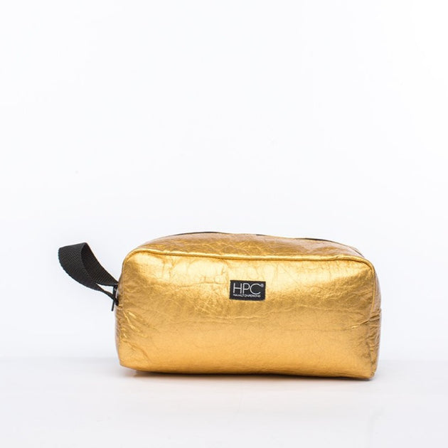 Earth Kit Jumbo, Gold Pinatex (Upcycled Billboard Bags)