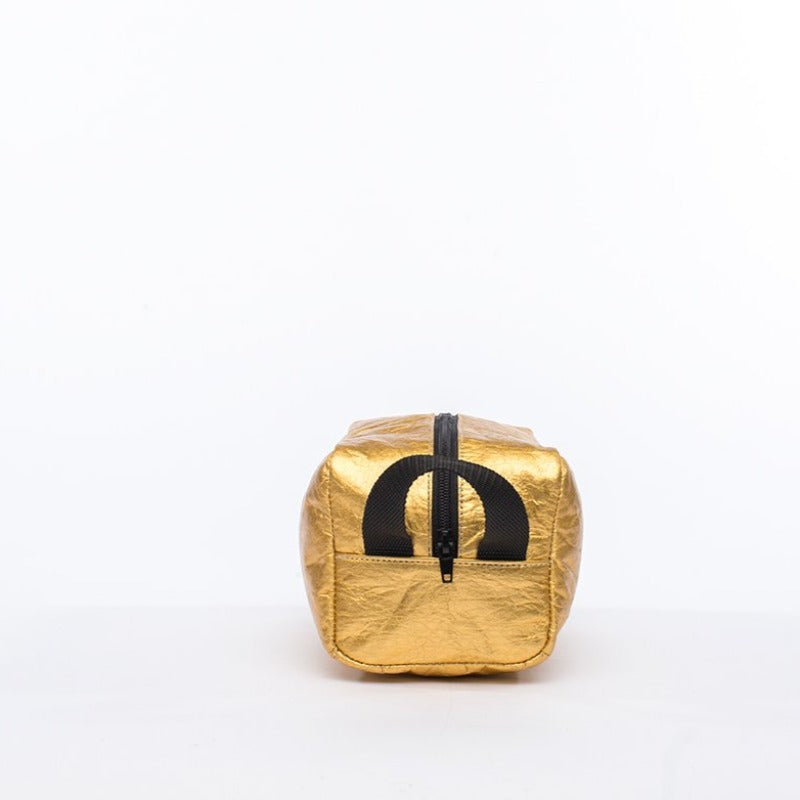 Earth Kit Jumbo, Gold Pinatex (Upcycled Billboard Bags