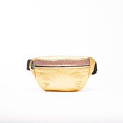 Gold - Pinatex - Pineapple - Fanny Pack - Hamilton Perkins Collection - Earth Bag Slim - Front - Sustainability