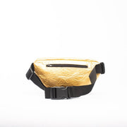 Gold - Pinatex - Pineapple - Fanny Pack - Hamilton Perkins Collection - Earth Bag Slim - Back - Sustainability
