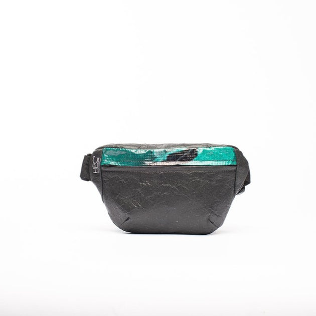 Earth Bag Hip, Black Pinatex (Upcycled Billboard Bags)