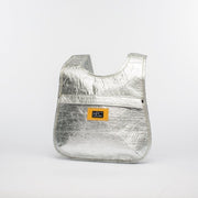Silver - Pinatex - Pineapple - Backpack - Hamilton Perkins Collection - Earth Bag Slim - Front - Sustainability