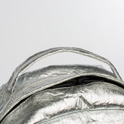 Silver - Pinatex - Pineapple - Backpack - Hamilton Perkins Collection - Earth Bag Standard - Close Up - Sustainability