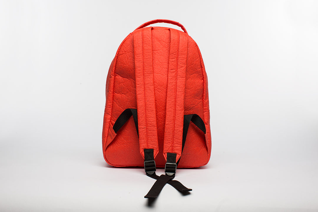Earth Bag Standard, Red Pinatex (Upcycled Billboard Bags