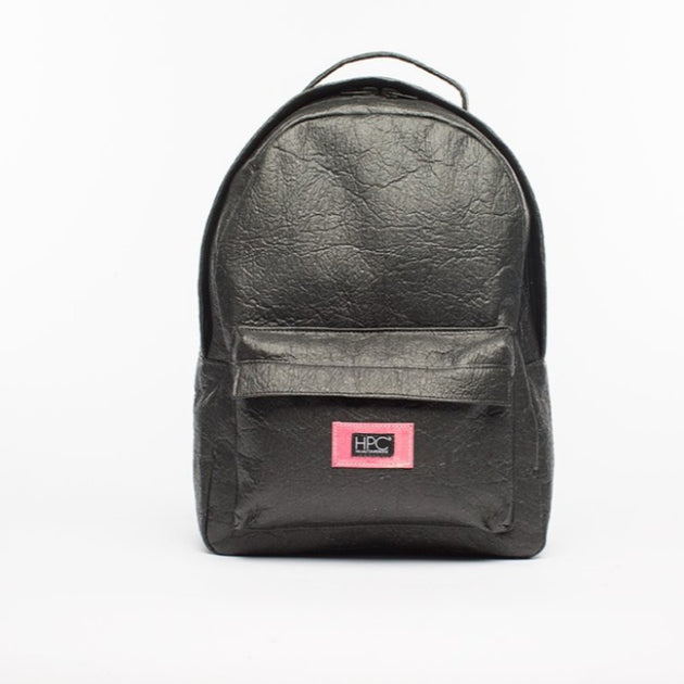 Earth Bag Standard, Black Pinatex (Upcycled Billboard Bags)