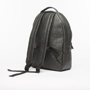 Black - Pinatex - Pineapple - Backpack - Hamilton Perkins Collection - Earth Bag Standard - Back - Sustainability