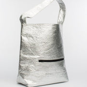 Earth Bag Hobo, Pineapple Silver - Hamilton Perkins Collection
