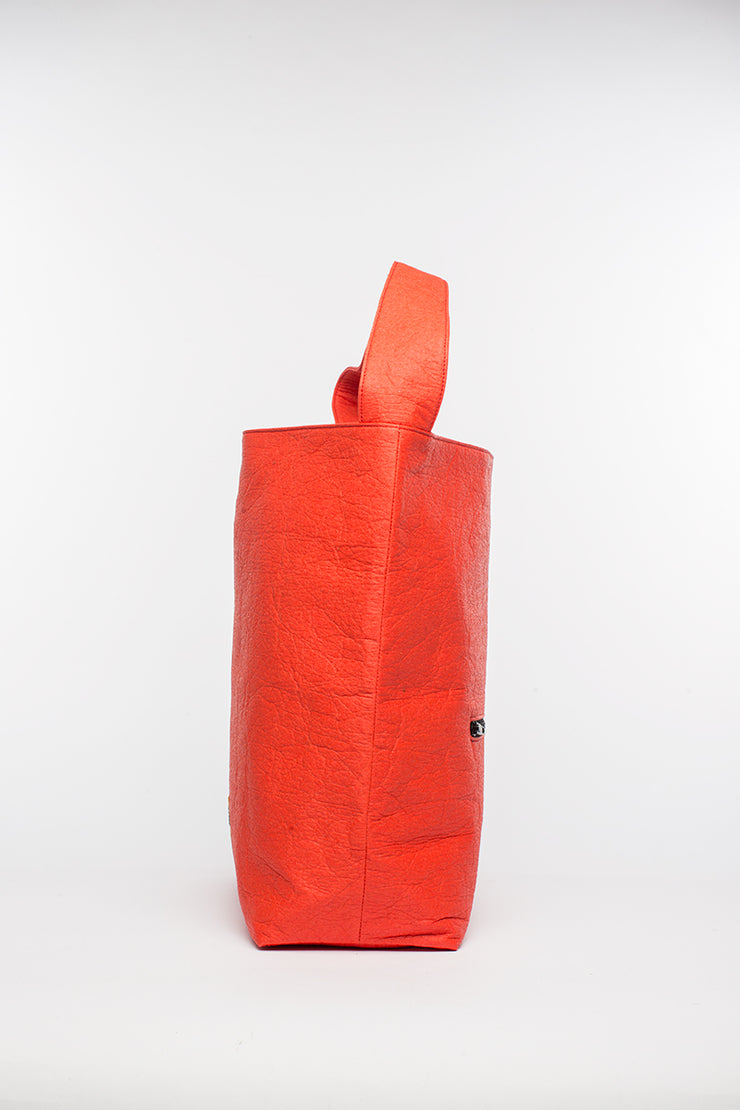 Earth Bag Hobo, Pineapple Red - Hamilton Perkins Collection