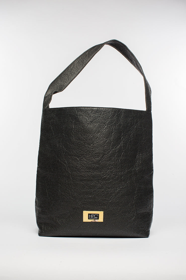 Earth Bag Hobo, Pineapple Black - Hamilton Perkins Collection