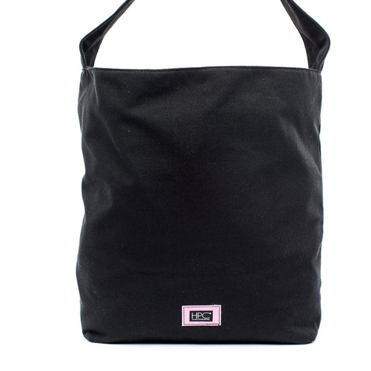 Black - Recycled Plastic Water PET Bottles - Recycled - Hobo - Hamilton Perkins Collection - Earth Bag Hobo - Front - Sustainability