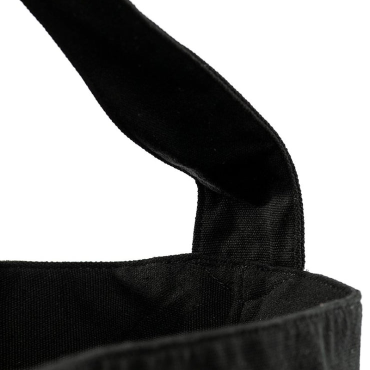 Black - Recycled Plastic Water PET Bottles - Recycled - Hobo - Hamilton Perkins Collection - Earth Bag Hobo - Close Up - Sustainability