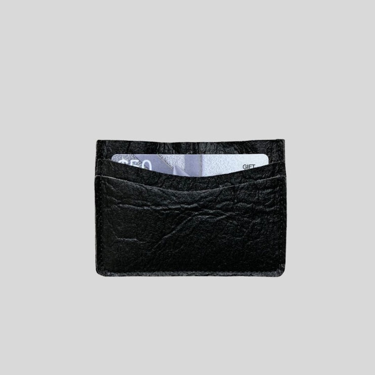 Earth Cardholder, Black Pinatex (Limited Edition)