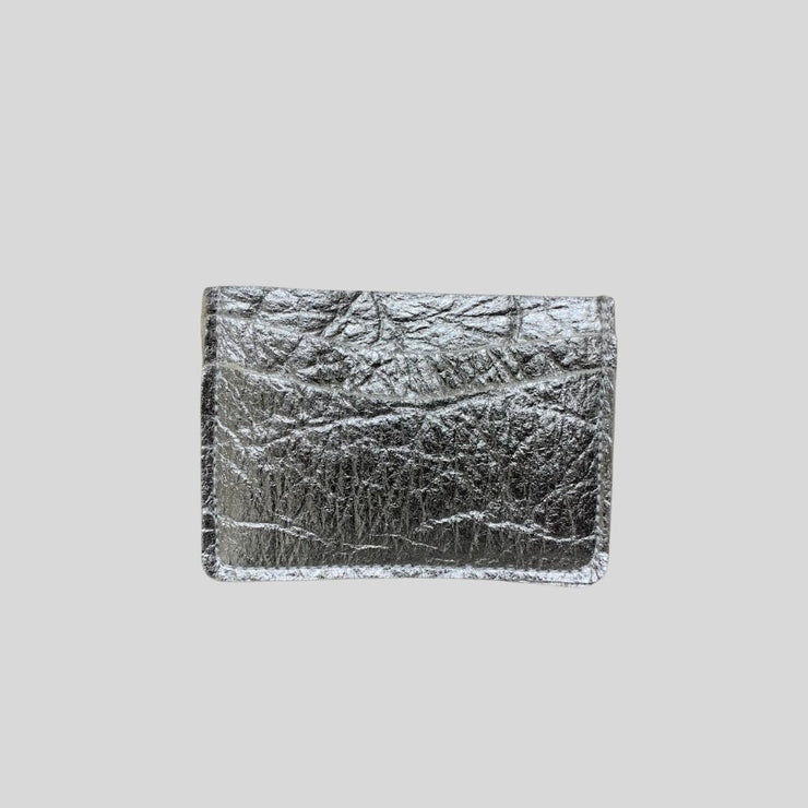 Earth Cardholder, Silver Pinatex (Limited Edition)