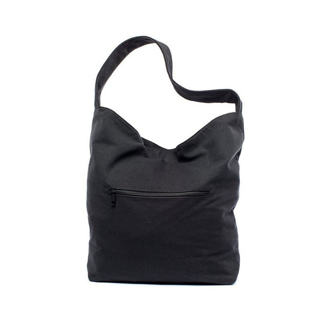 Earth Bag Hobo, Black (Recycled Plastic Bottle Series)